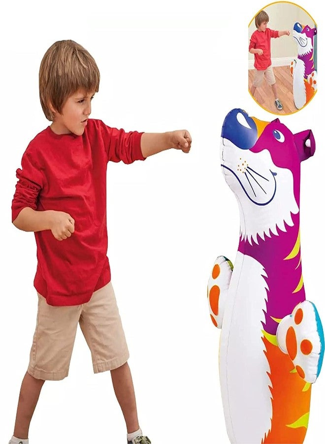 KRIMION® Toys Inflatable Toys Hit Me Dragon/Dolphin/Tiger Toy Large Size 44 Cm X 98 Cm for Child Age 5+ Years I Heavy Material I Pack of 1 I Model As Per Availability,Multicolor… - Image 4